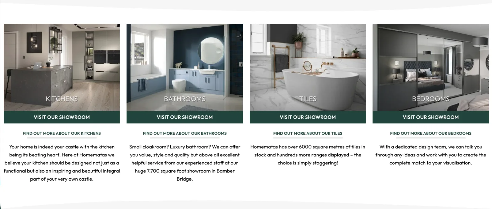Old Homematas homepage category tiles