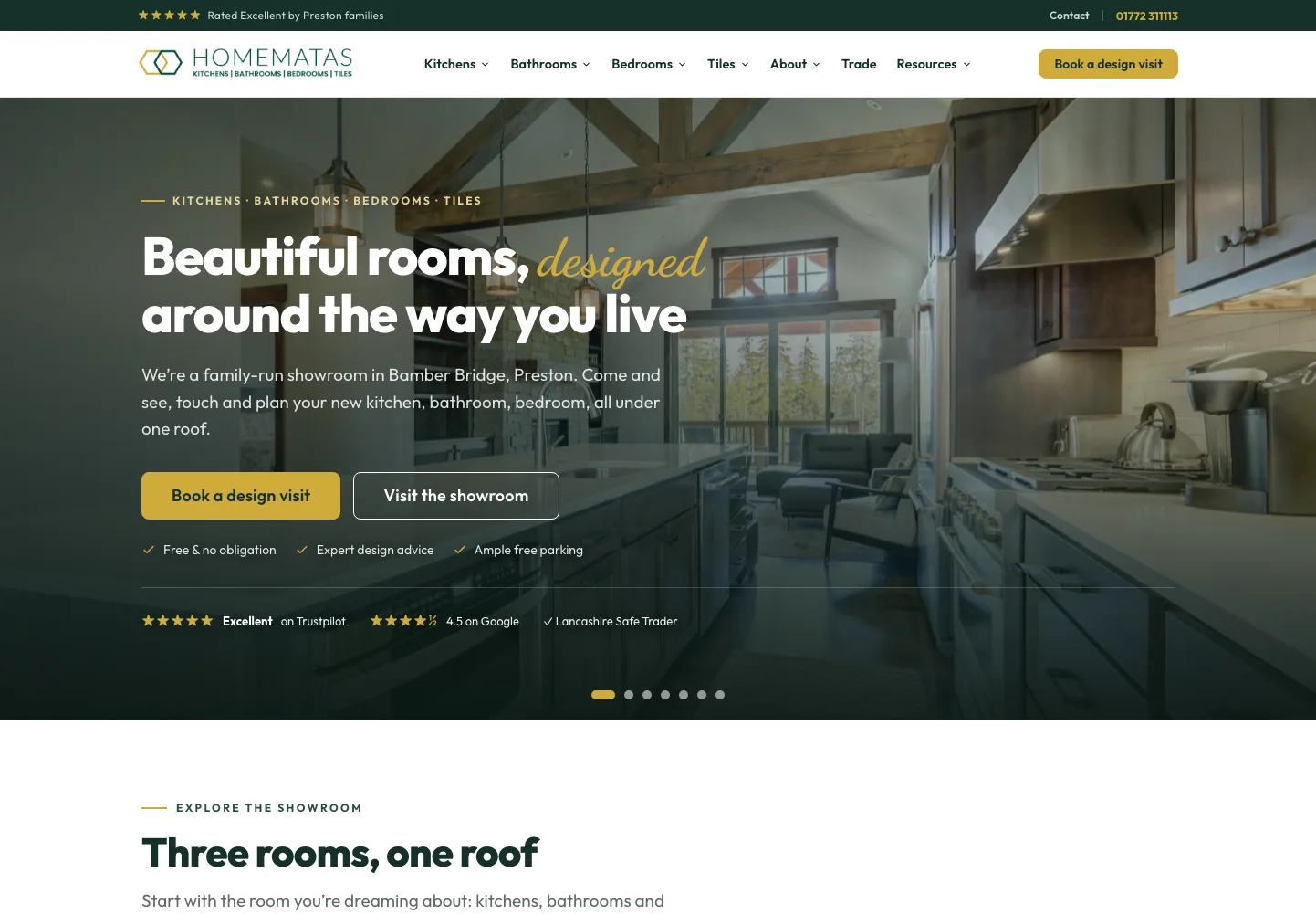 Homematas — new site hero