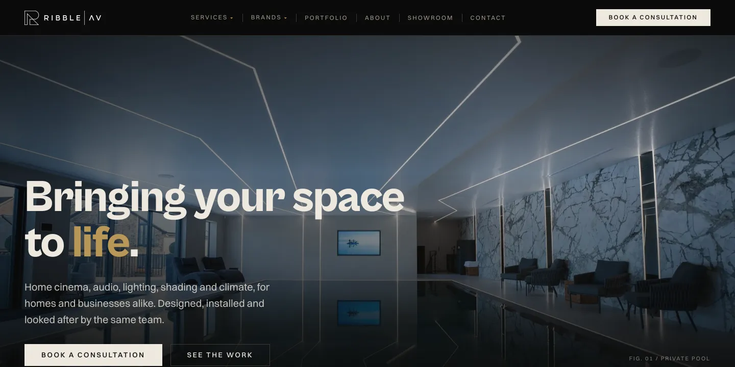 Ribble AV — new site hero